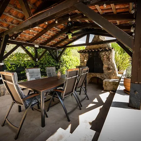 Villa Nika - Rustic Stone House With Heated Pool Villa