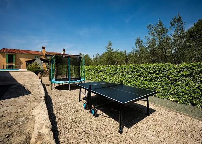 Villa Nika - Rustic Stone House With Heated Pool Rasopasno
